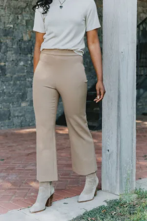 Simkhai Mackenzie Straight Pants in Camel