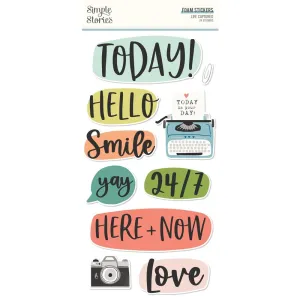 Simple Stories - Life Captured - Foam Stickers 24 pack*