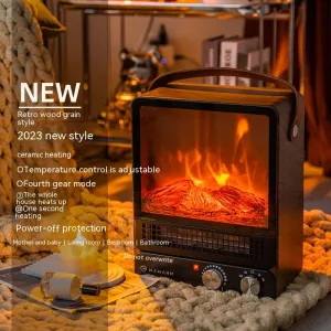 Simulated Fireplace Space Heater