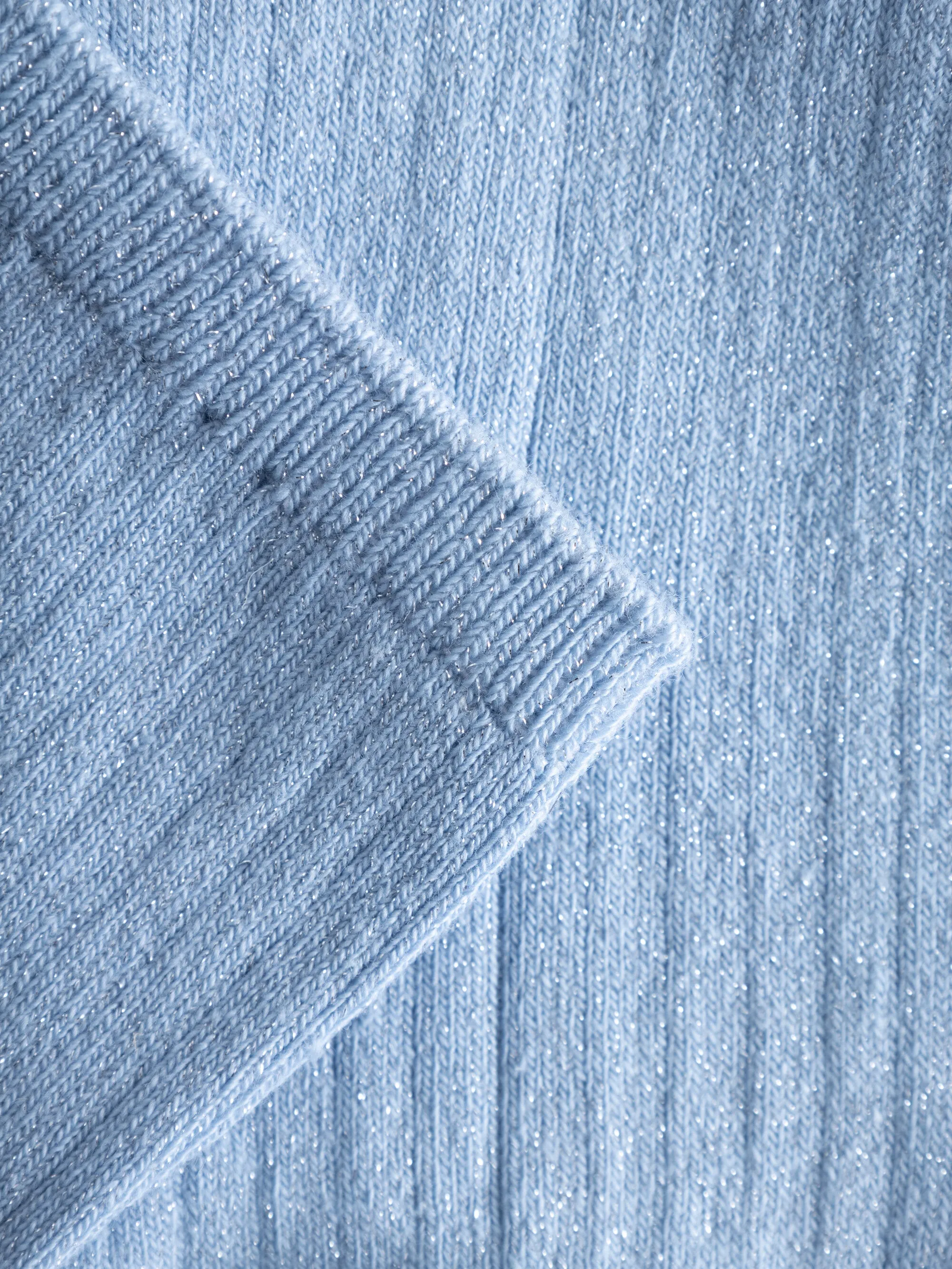 Single pack Rib lurex socks - Skyway