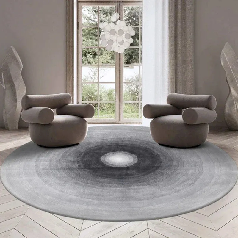 SINOTAO  -   Style Carpets for Living Room Minimalist Bedroom Decor Plush Rug Round Bedside Floor Mat Fluffy Soft Thickened Carpet