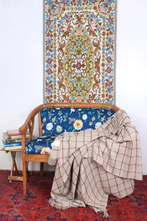 Siraj Windowpane Beaver Pashmina Blanket