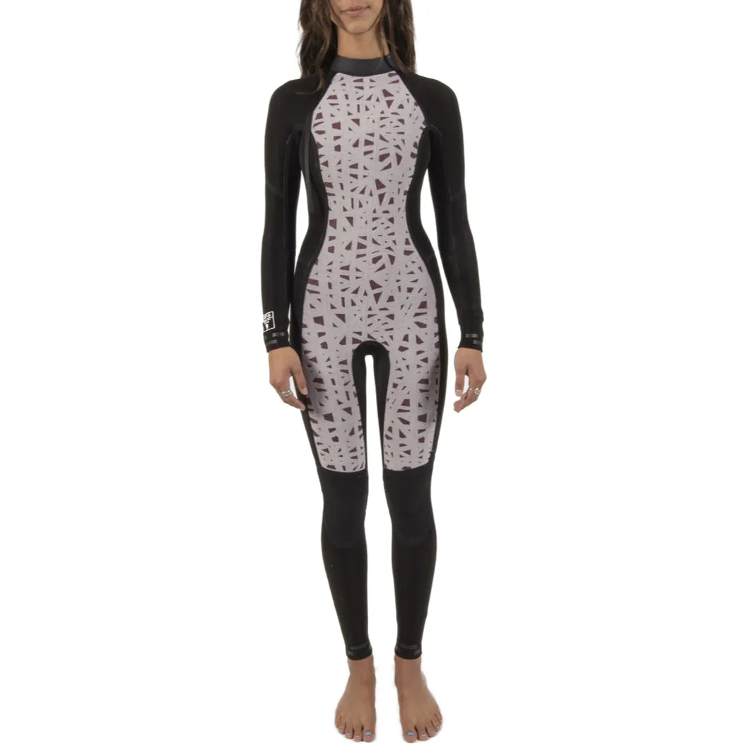 Sisstrevolution Women's Seven Seas 4/3 Back Zip Wetsuit