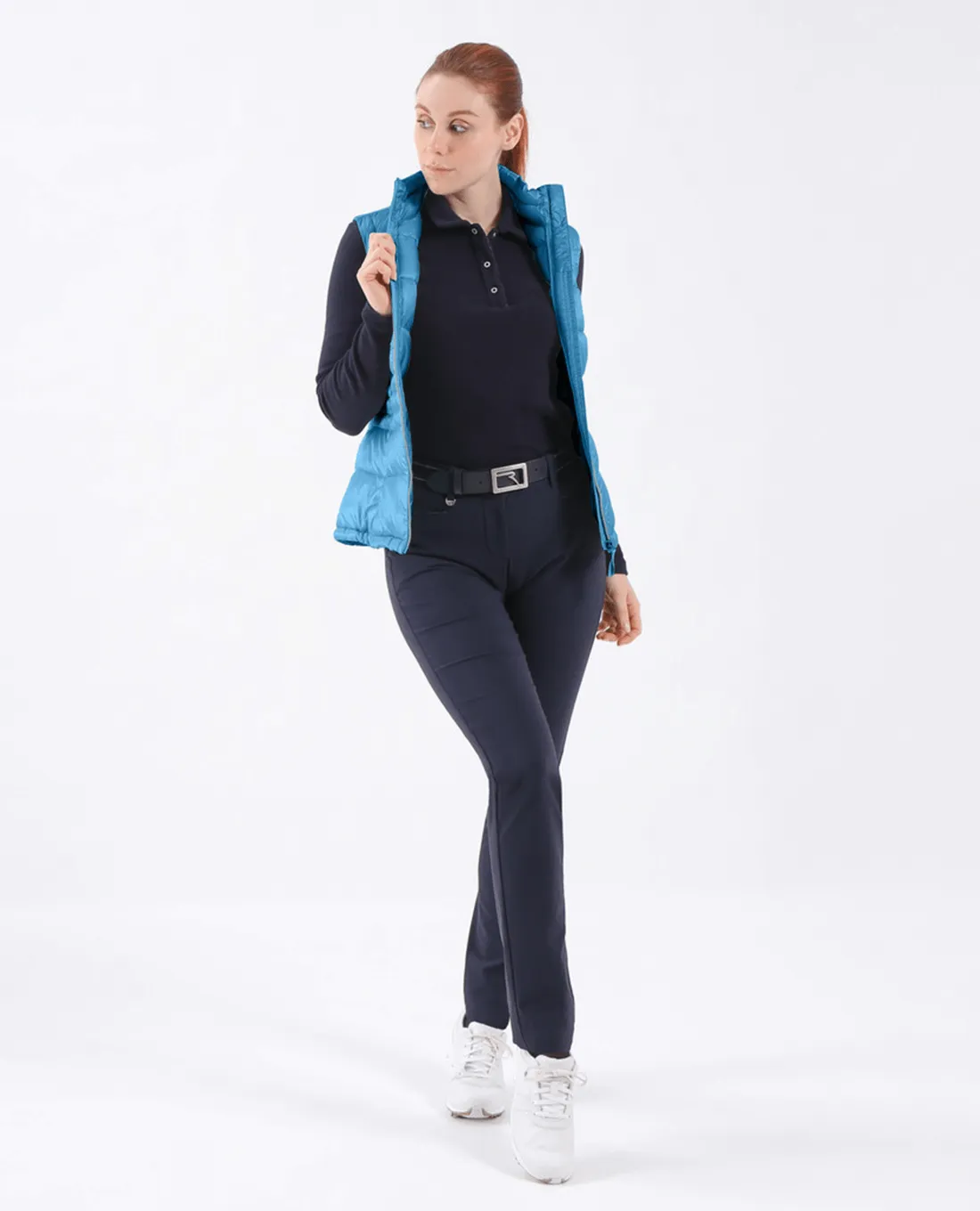 SIZE 10 - CHERVO Edvina Faux Down Vest Teal