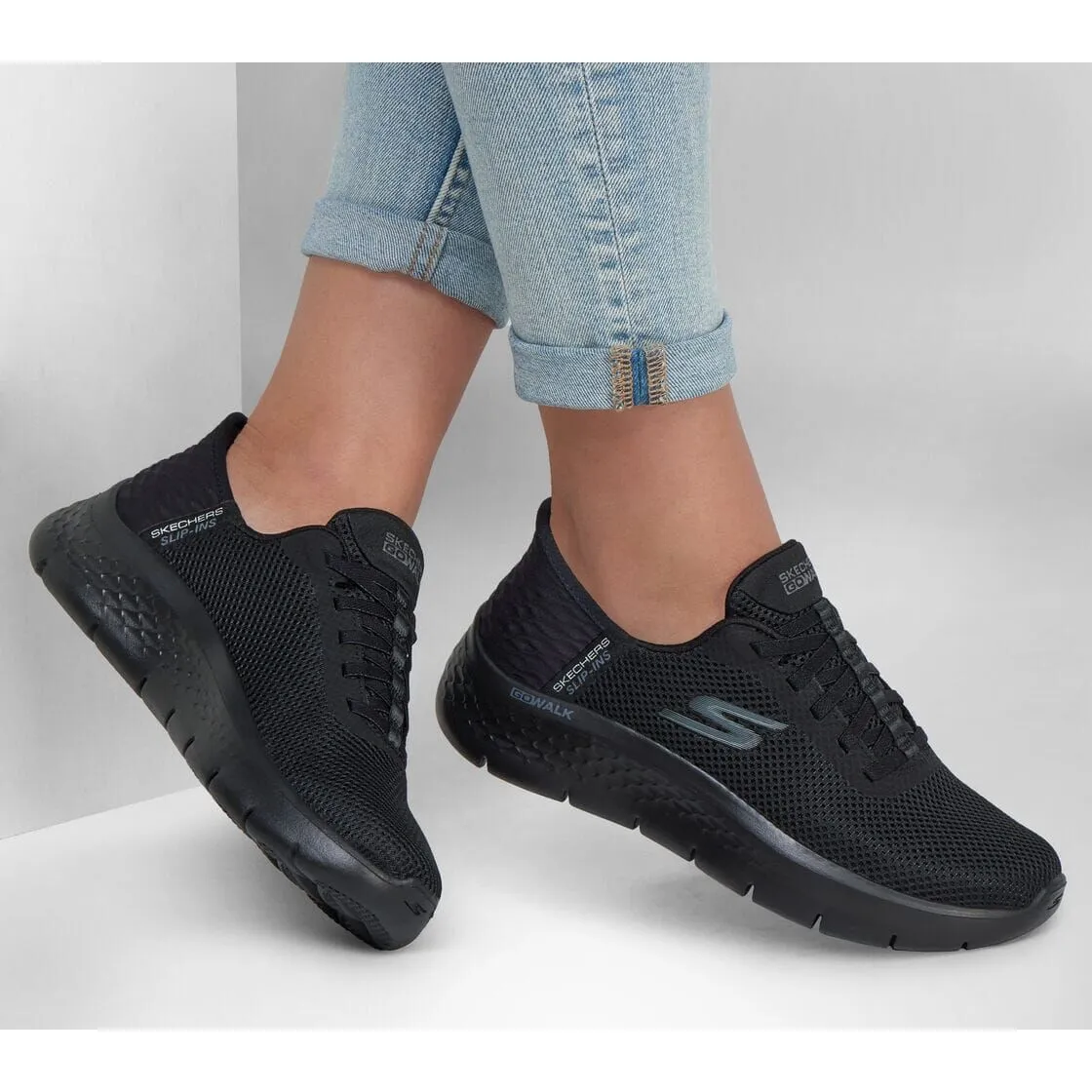 SKECHERS SLIP-INS: GO WALK FLEX-GRAND ENTRANCE WOMEN'S MEDIUM AND WIDE - FINAL SALE!