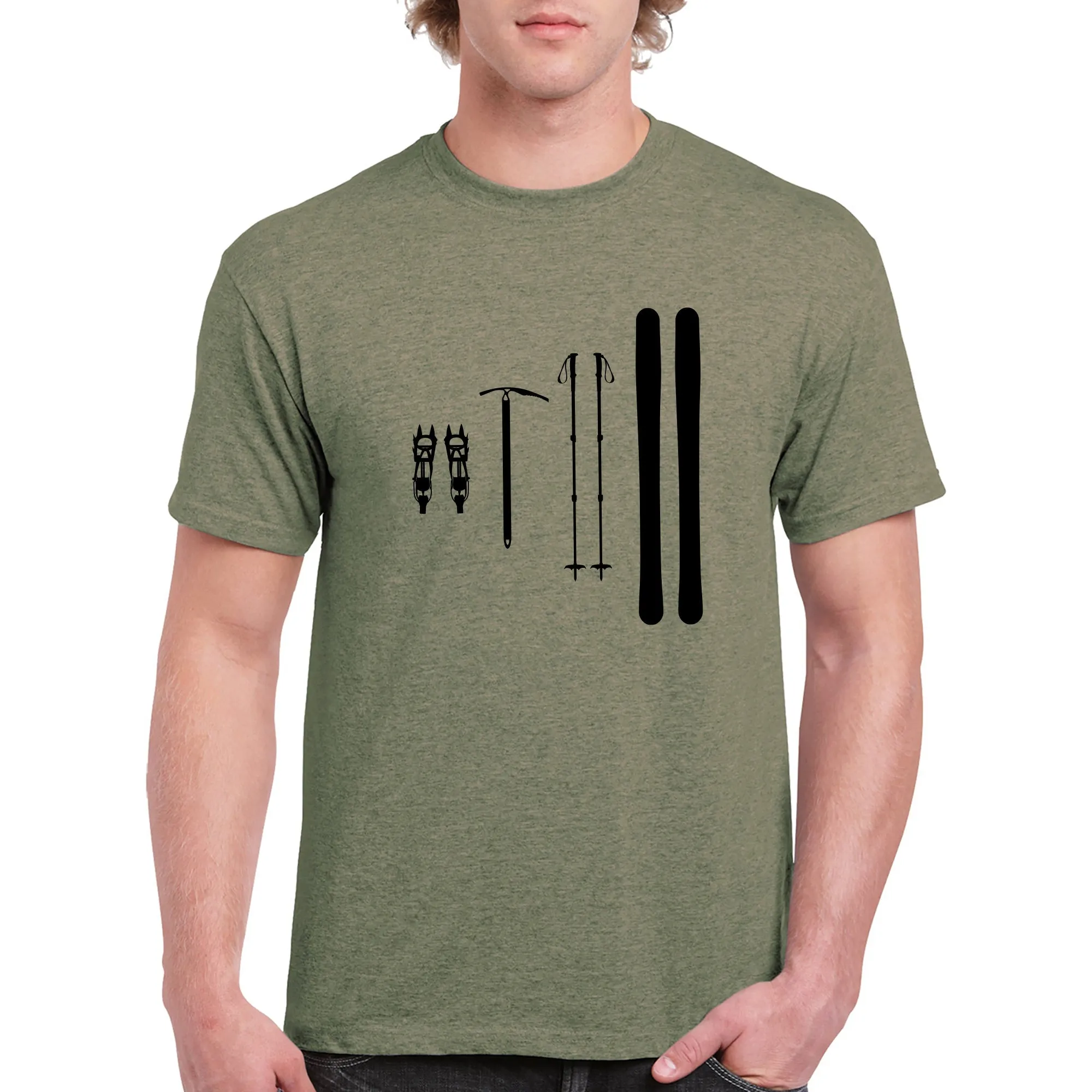 Skimo Gear - Heather Military Green