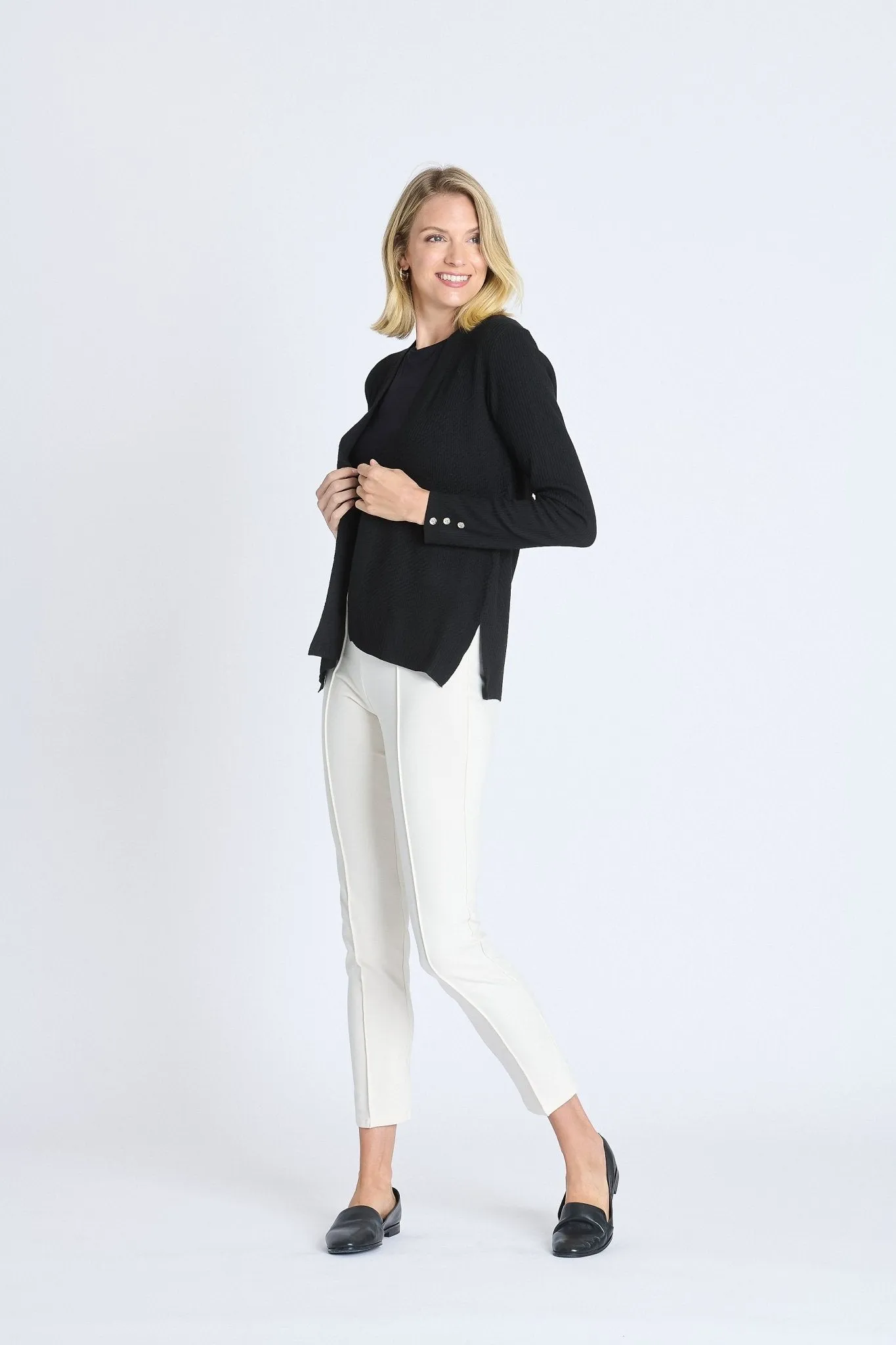 Skinny Ponte Seam Front Pant