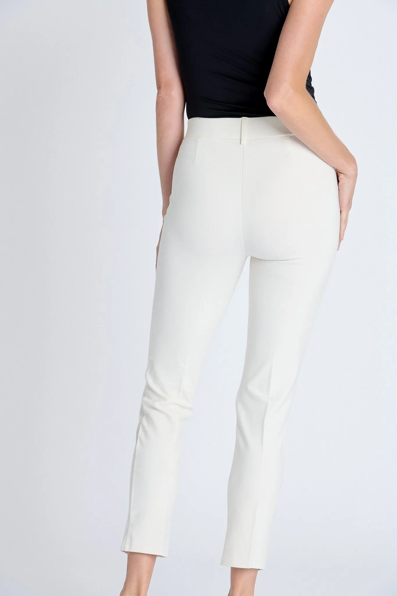 Skinny Ponte Seam Front Pant