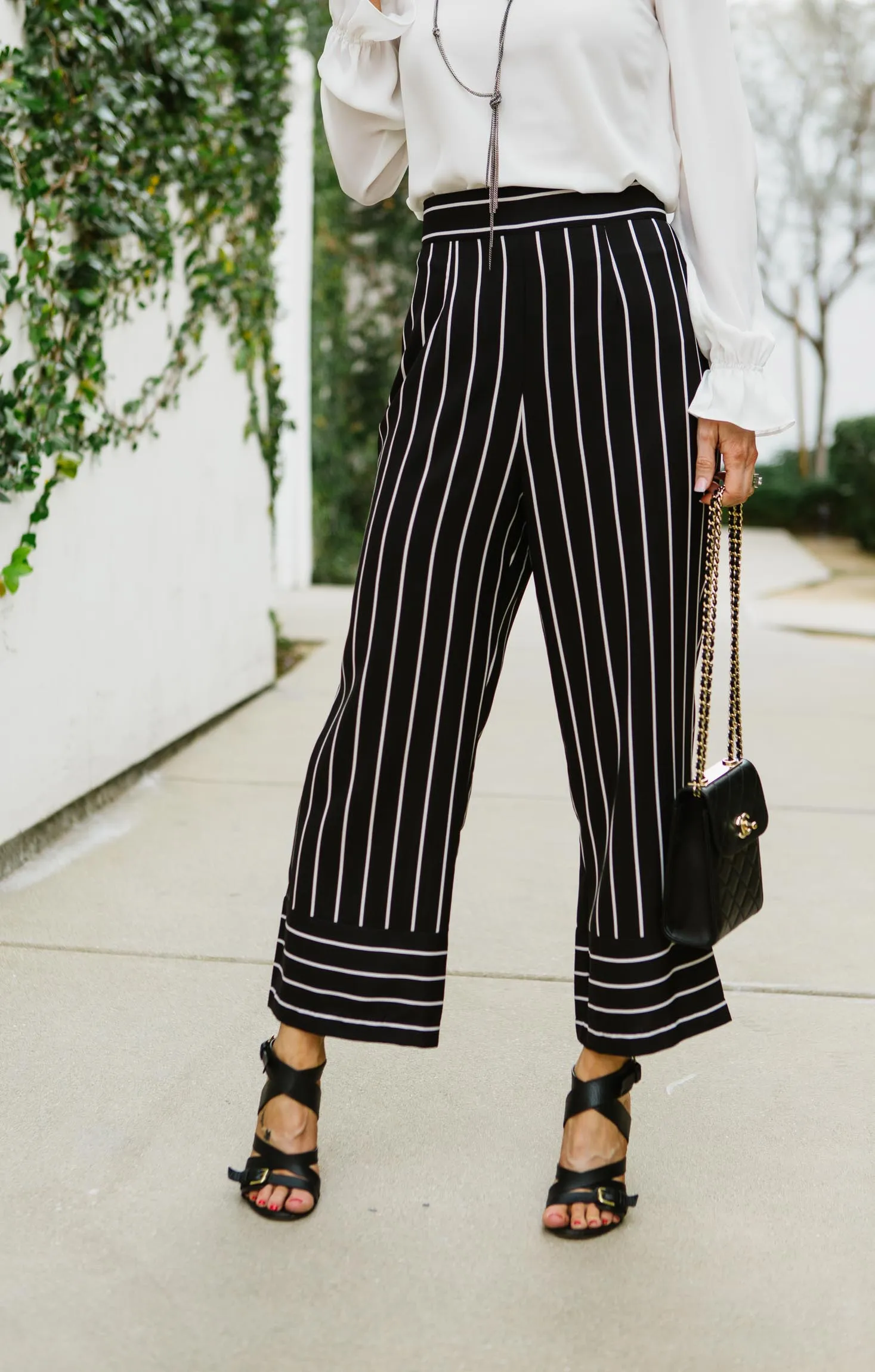 Skip The Lines Cropped Trouser FINAL SALE