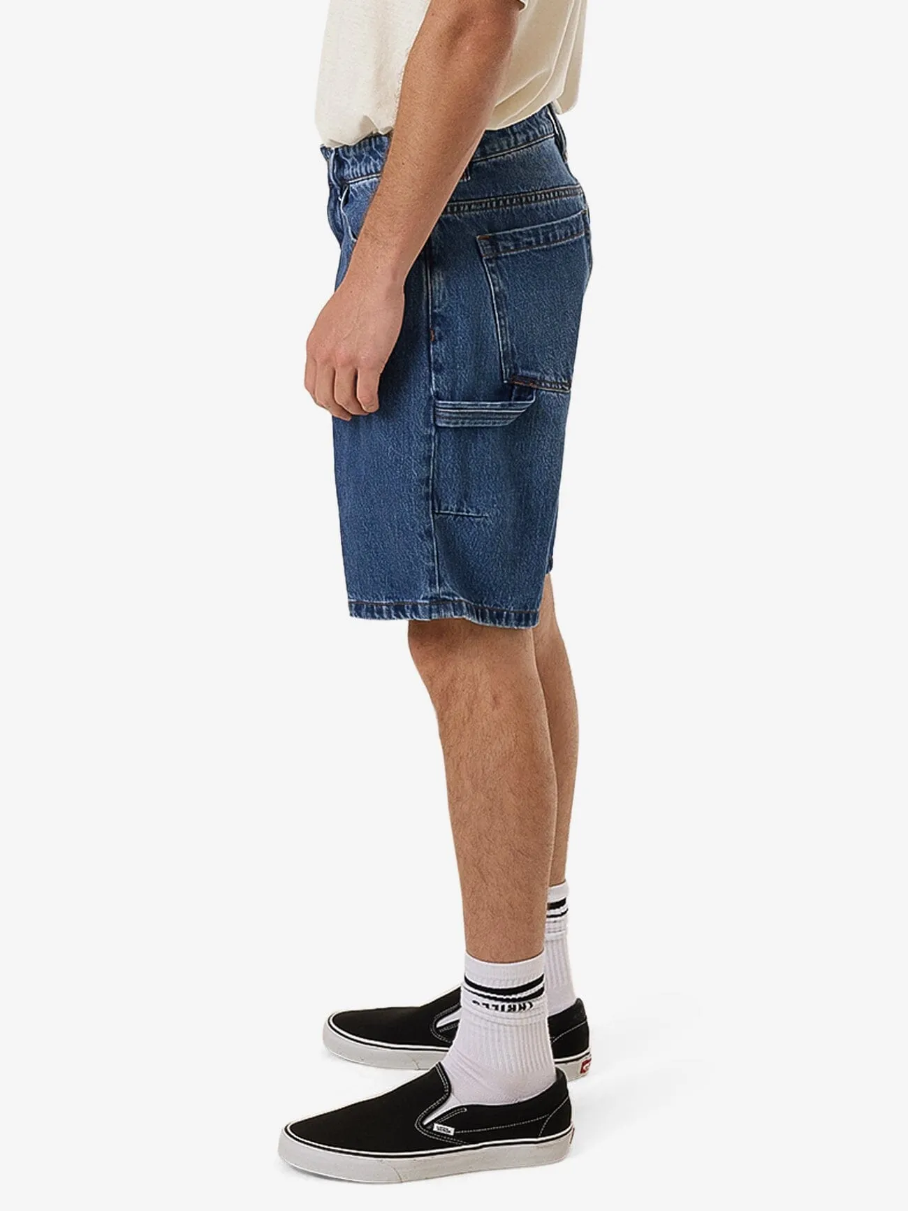 Slacker Denim Short - Double Rinsed Blues