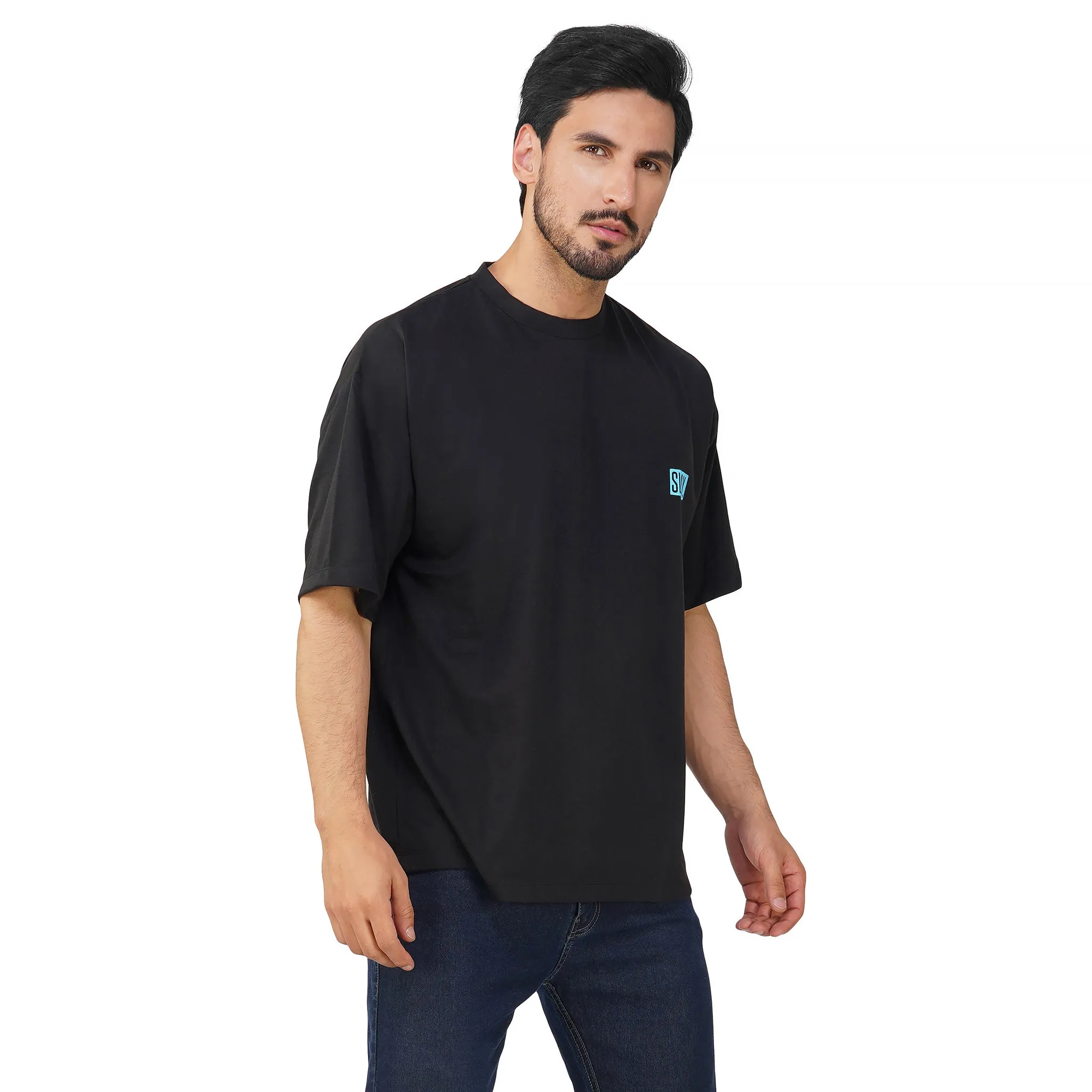 SLAY. Men's Graffiti King Oversized Drop shoulder T shirt