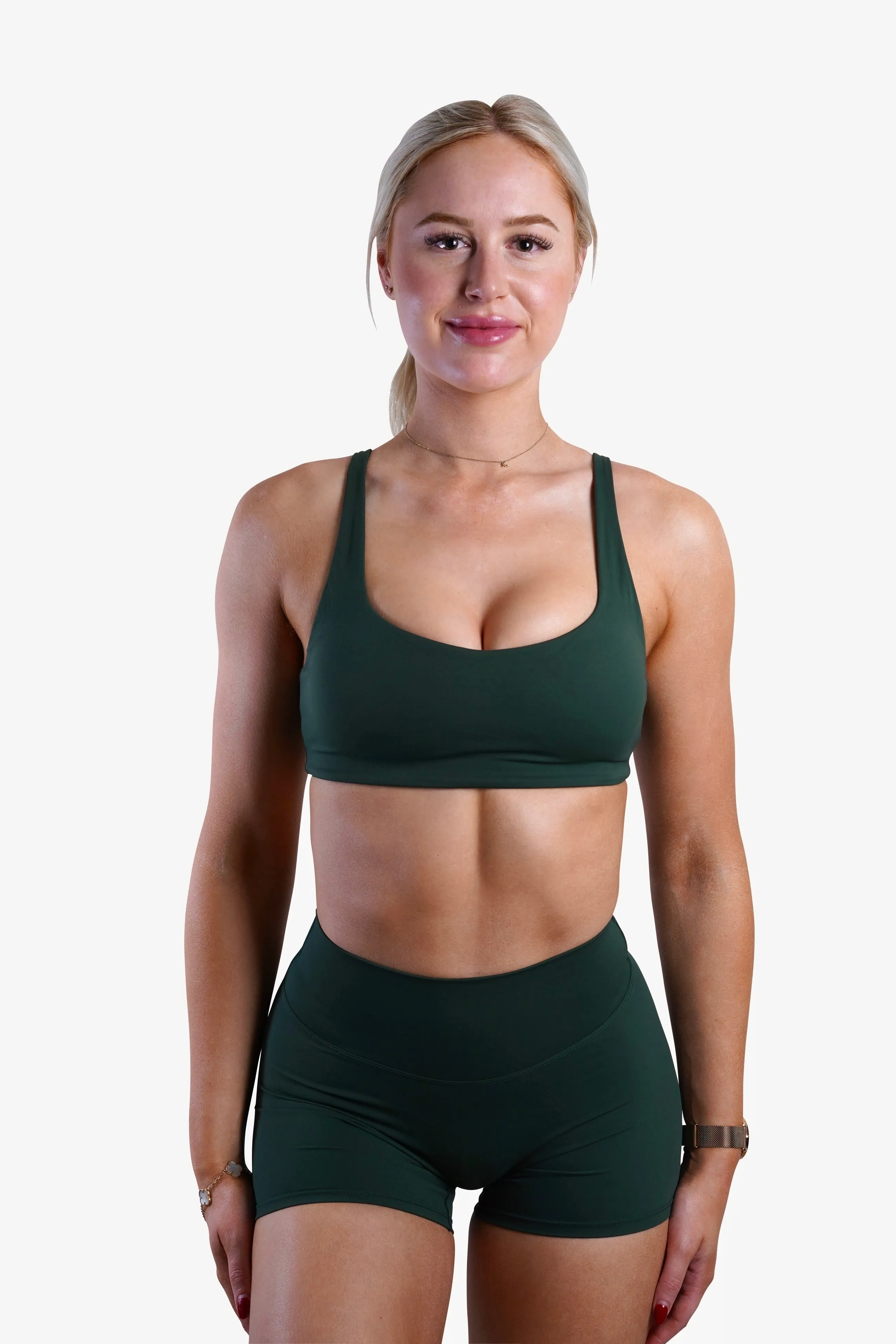 SLEEK BRA - FOREST GREEN