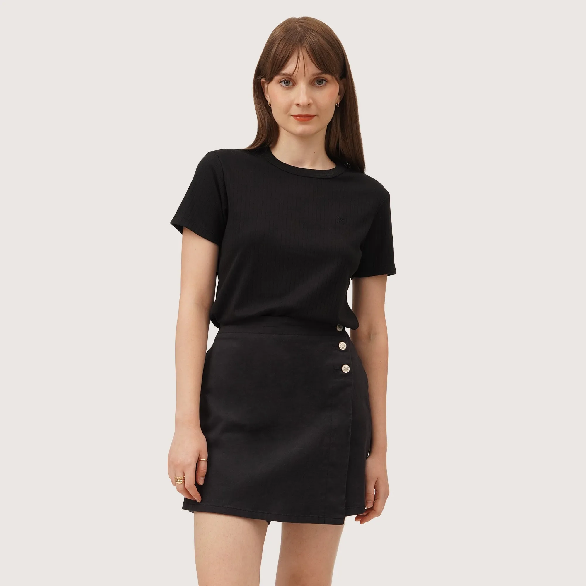 Slim Fit Ribbed T-Shirt