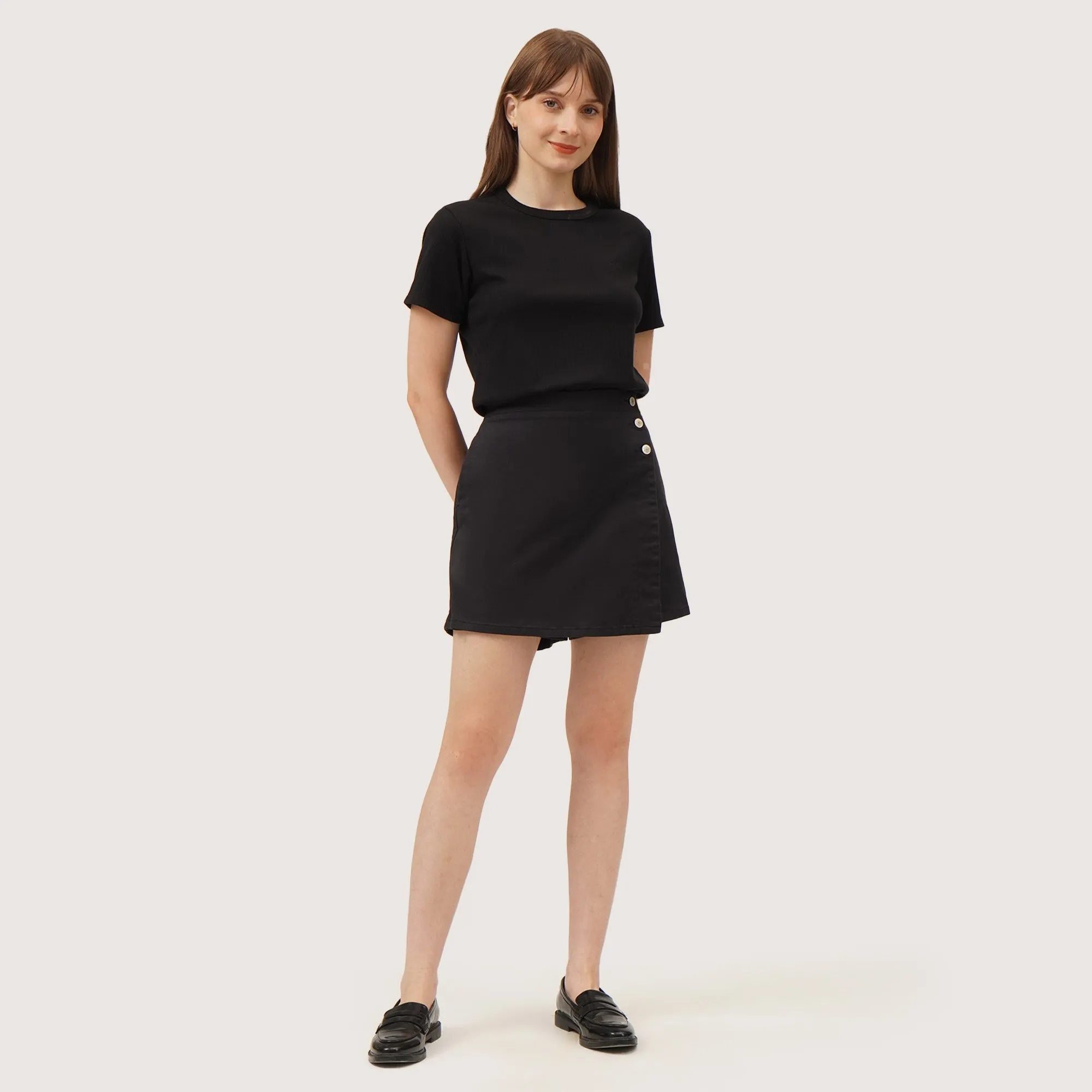 Slim Fit Ribbed T-Shirt