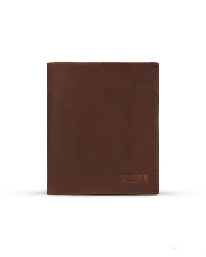 Slim Leather Wallet - Marrón Vintage/Marrón