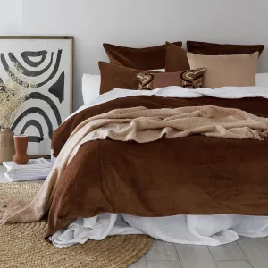 Sloane Cayenne Quilt Cover Set by Bambury