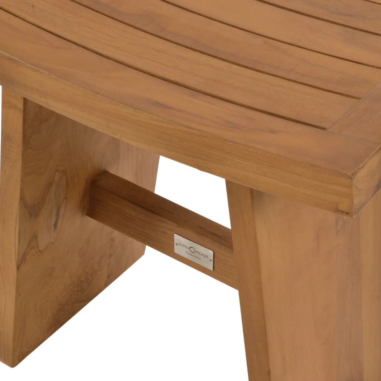 Small Outdoor Bench Porto Foot Stool