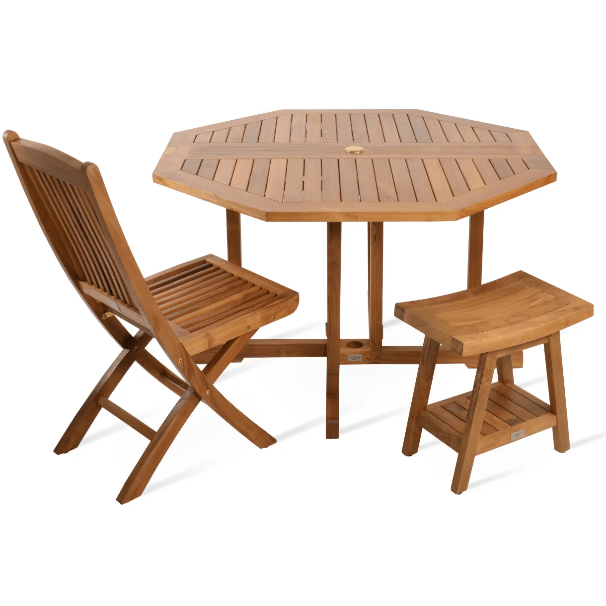 Small Outdoor Bench Porto Foot Stool