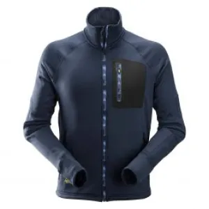 Snickers&#x20;8001&#x20;FlexiWork,&#x20;Stretch&#x20;Fleece&#x20;Jacket&#x20;-&#x20;Navy&#x2F;