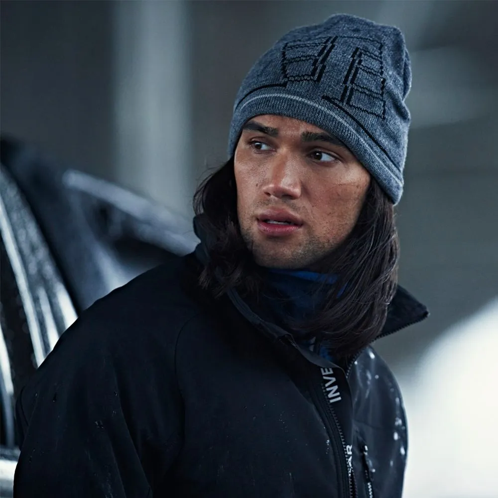 Snickers&#x20;9093&#x20;WINDSTOPPER&#xAE;&#x20;Beanie&#x20;-&#x20;Navy&#x2F;Grey