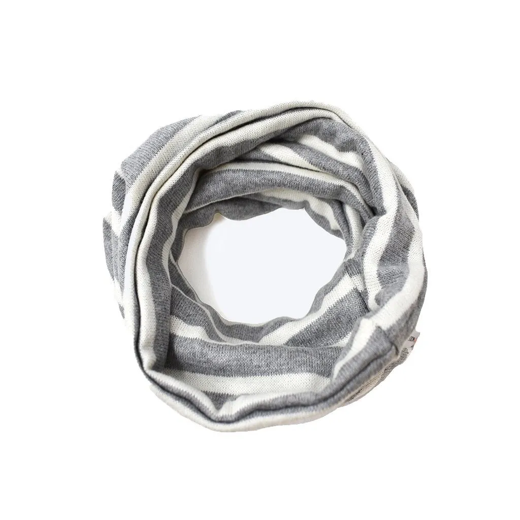 Snood Dog Neck Warmer Grey/White