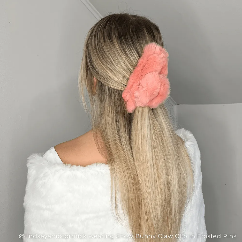 Snow Bunny Claw Clip
