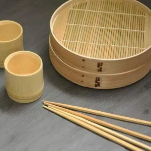 Soba plate set Set for 2 Wooden