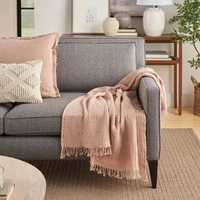 Sofia TH104 Blush Throw Blanket