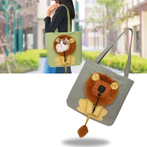 Soft & Breathable Lion Cat Bag
