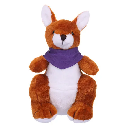Soft Plush Kangaroo with Bandana