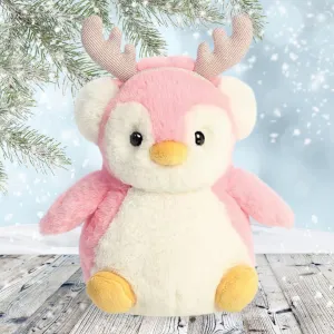 Soft Toy Penguin Winter Pink