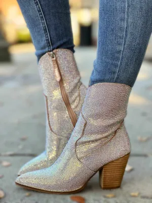 Sohiwoo  Women Twinkle Toe Booties