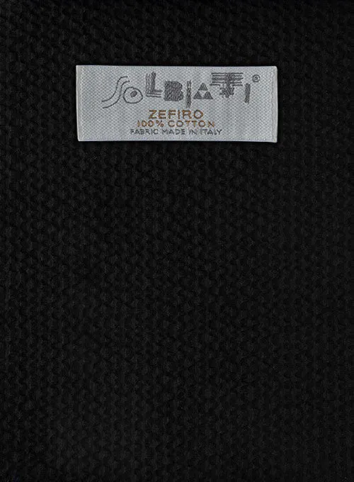 Solbiati Black Seersucker Pants