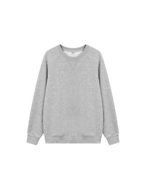 Solid Color Retro Loose Long-Sleeved T-Shirt