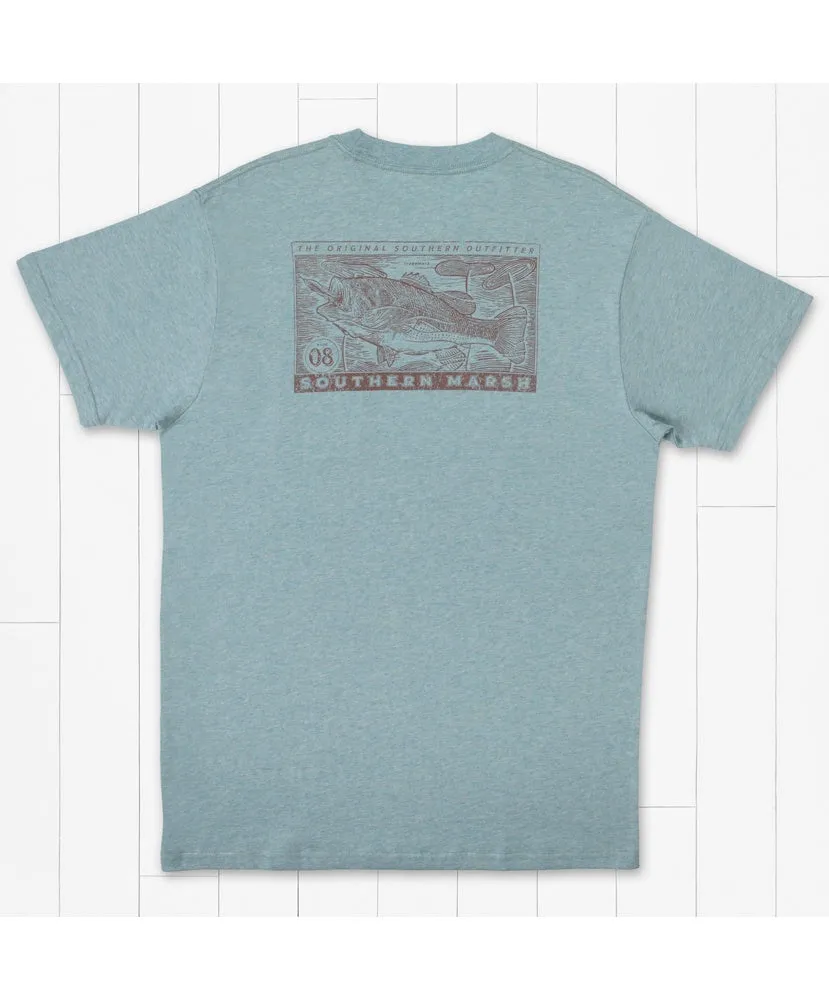 Southern Marsh - Etched Bass Tee
