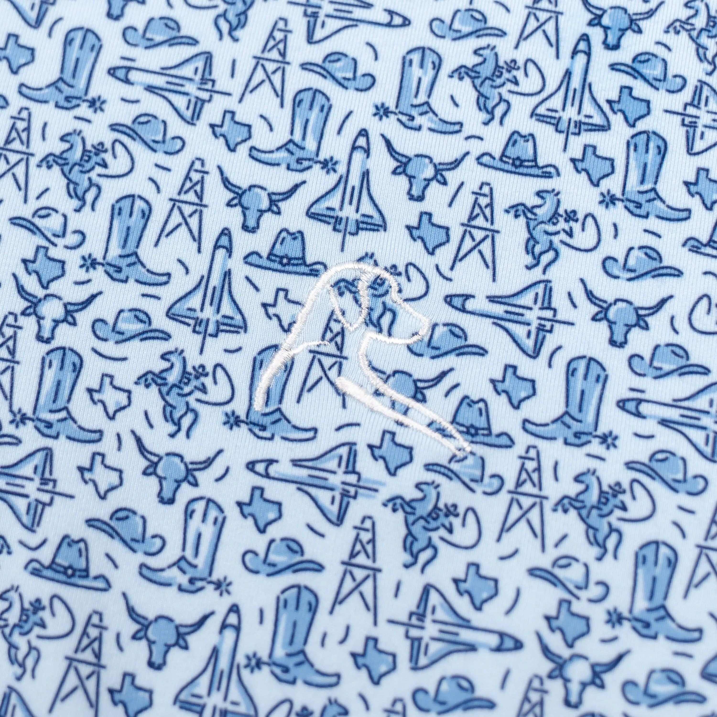 Space City Performance Q-Zip | The Space City - Pale Blue