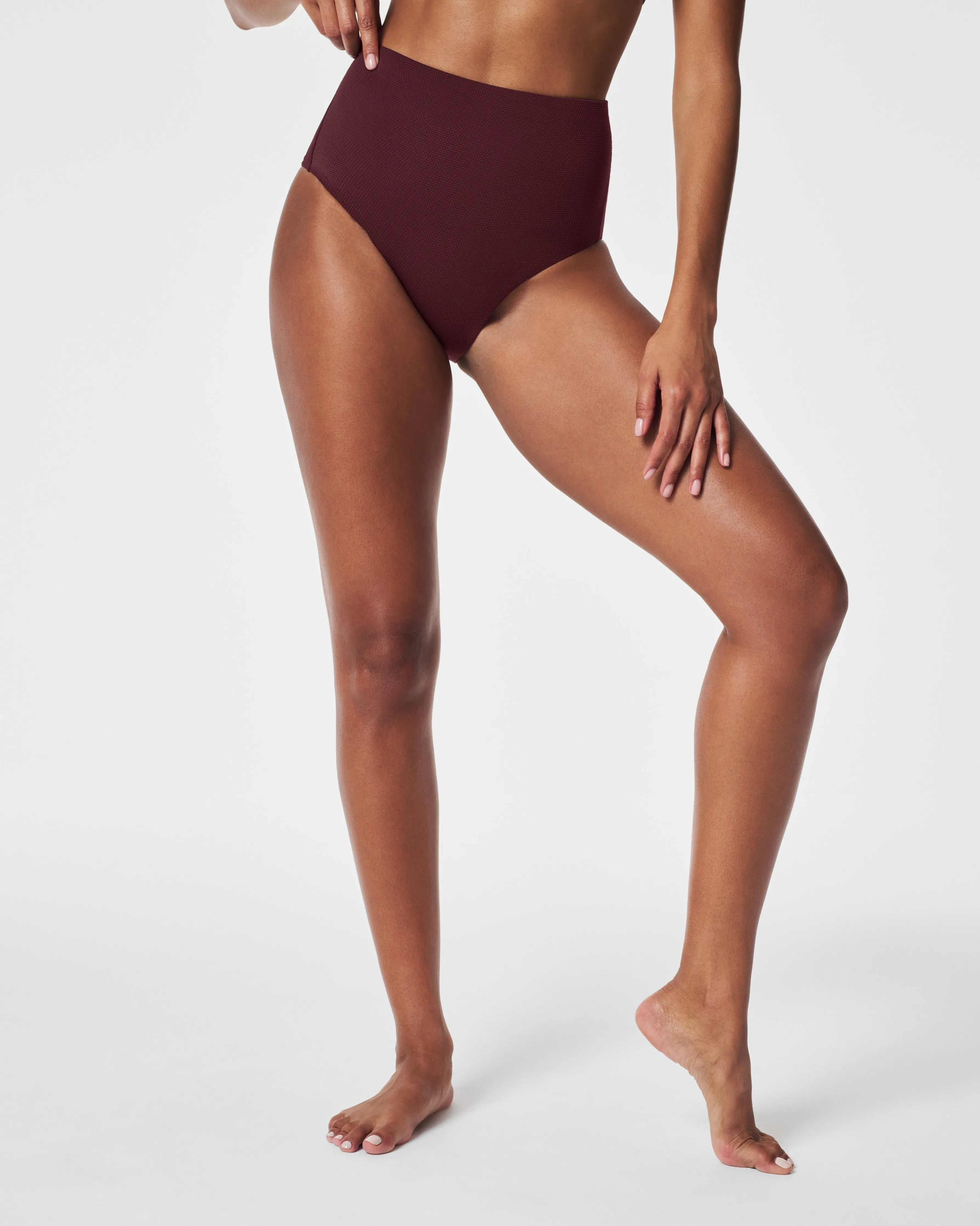 SPANXshape™ Swim Pique Ultra Hi-Rise Cheeky Bottom