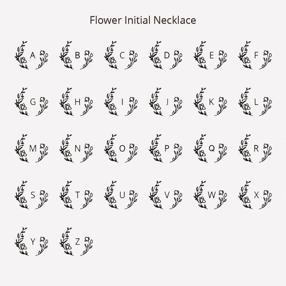 Special Gift! Elegant Initial Letter Necklace