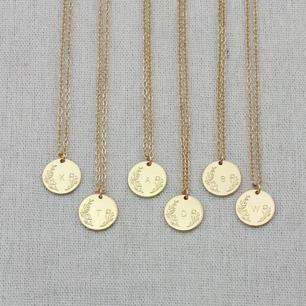 Special Gift! Elegant Initial Letter Necklace