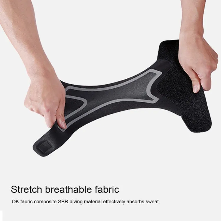 Sport Ankle Support Elastic High Protect Sports Ankle Equipment Safety Running Basketball Ankle Brace Support, Size:M(Right)