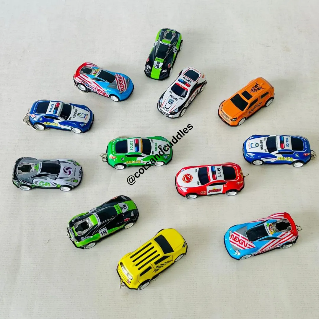Sport Car Plastic Keychain (Pack of 2)