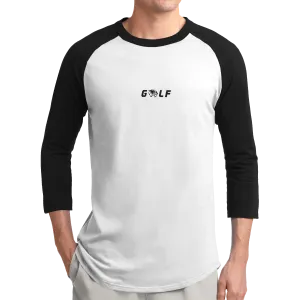 Sport-Tek Colorblock Raglan Jersey- Golf Head