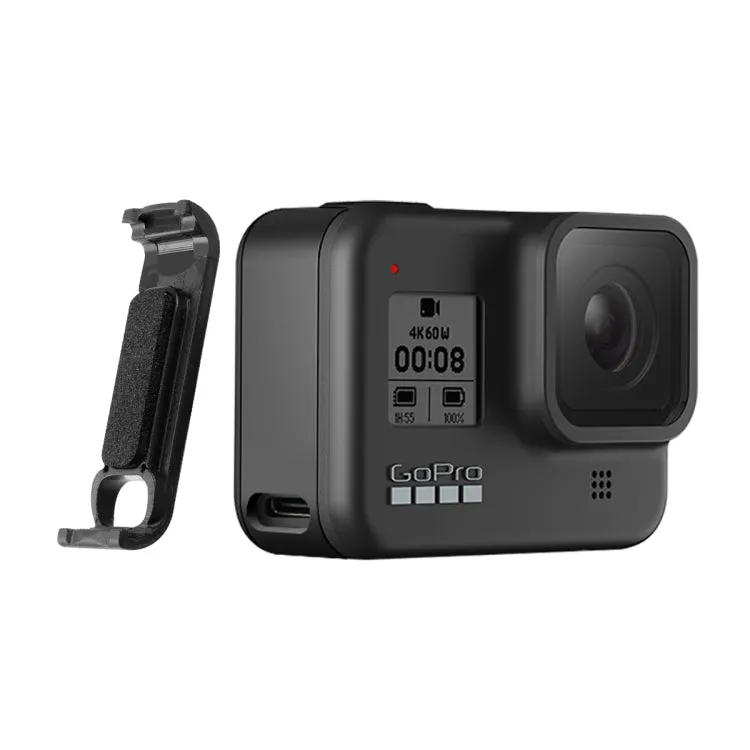 Sports Camera Rechargeable Battery Replacement Cover Side Cover for GoPro HERO8