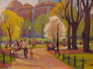 SPRING BREAKOUT  by Dianne Miller - Classic Boston Painting