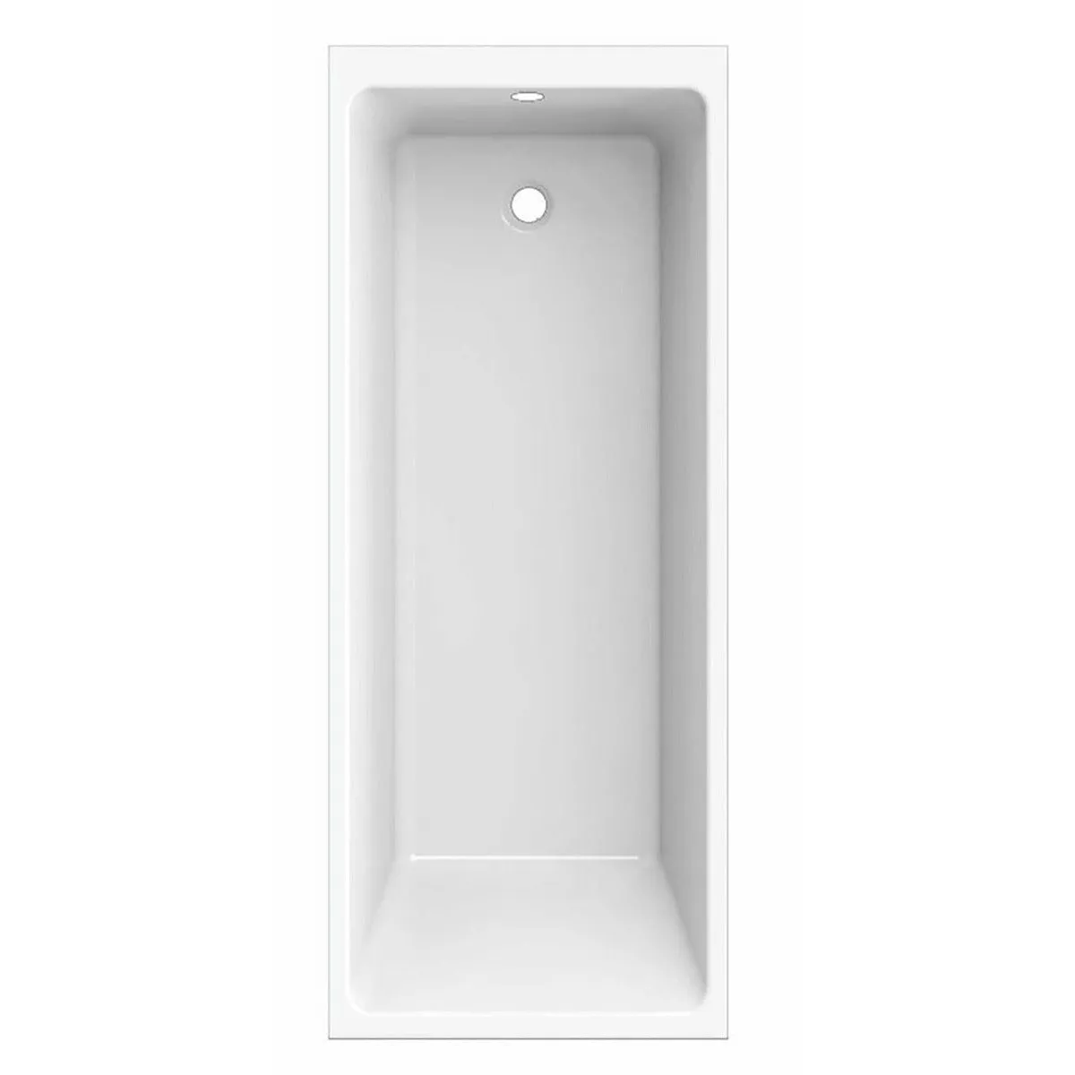 Square Single-Ended Straight Bath - Chic