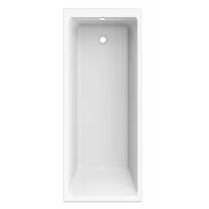 Square Single-Ended Straight Bath - Chic