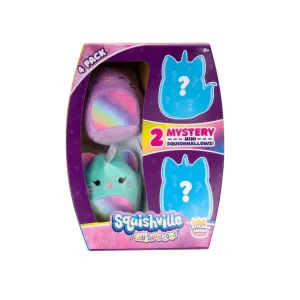 Squishmallows Squishville Caticorn Squad 4 Pack