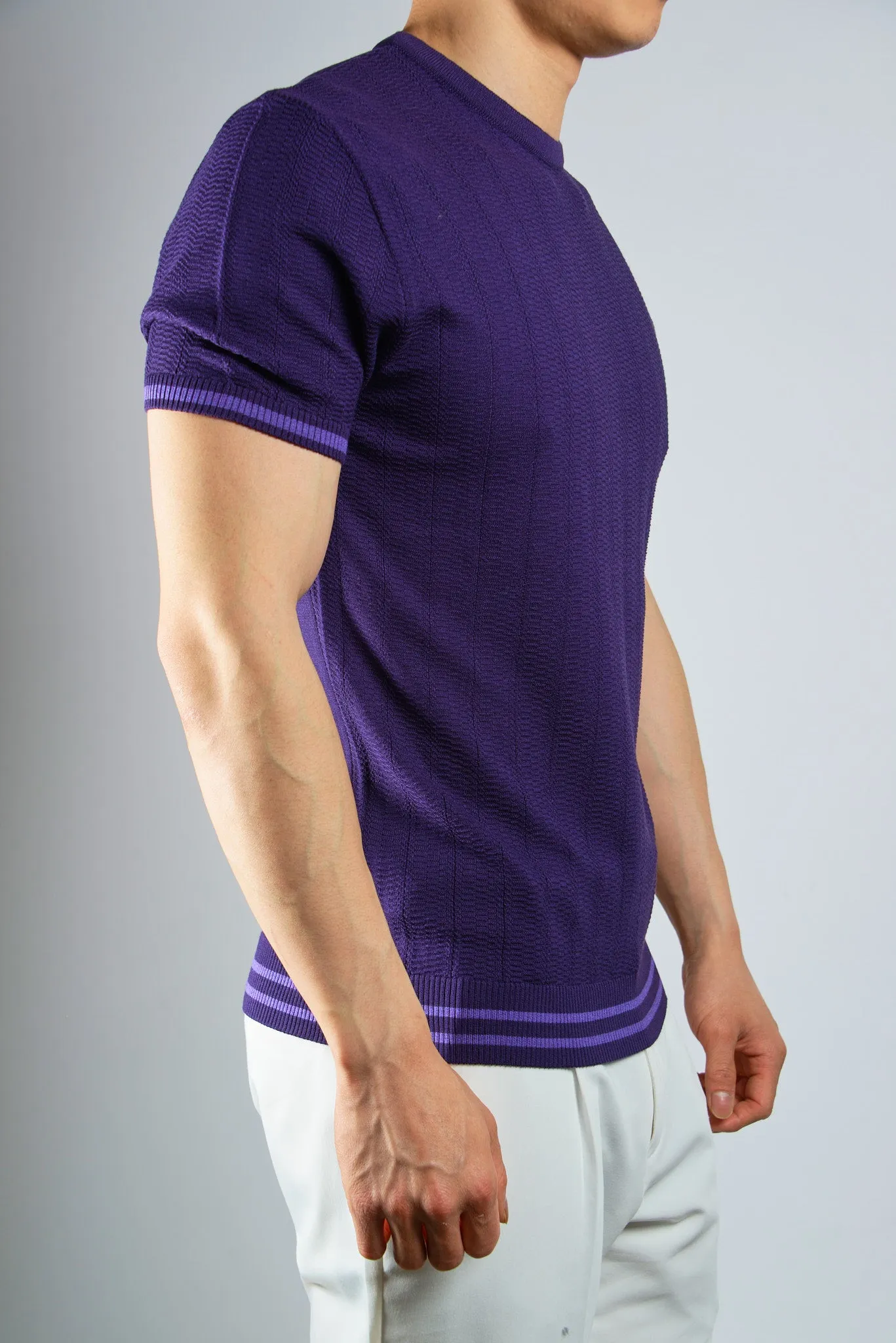 S/S Textured Crew Shirt