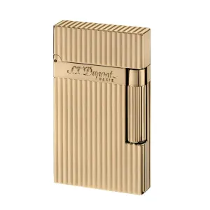 S.T. Dupont Line 2 Vertical Lines Gold Lighter