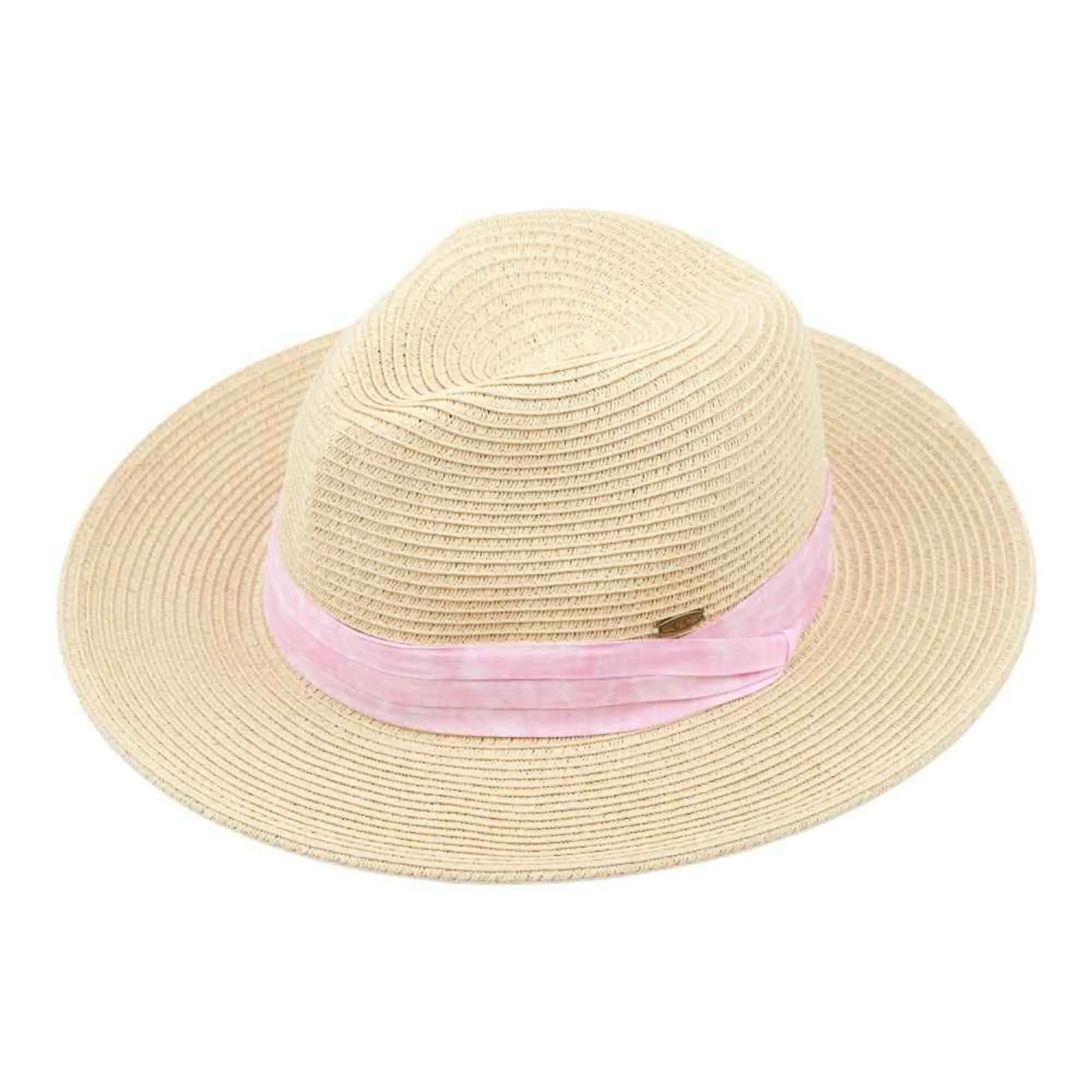 ST850 Tie Dye Band Straw Panama Hat